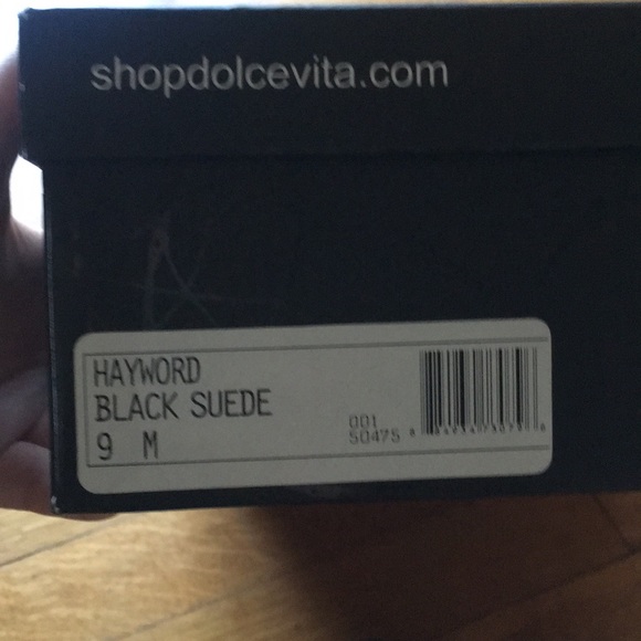 Dolce Vita, Hayword, black suede, size 9 - Picture 5 of 5